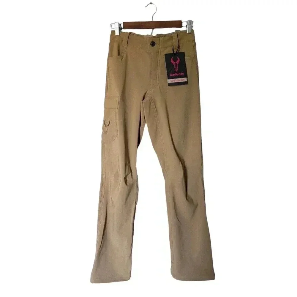 Badlands Earth Brown Tan Task Pants New Size XS Regular Inseam Workwear Stretch